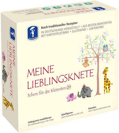 Feuchtmann Knete »Feuchtmann 6281513 MEINE LIEBLINGSKNETE 4 Dosen Knete in 4 Farben à ca. 150g« (4-tlg)