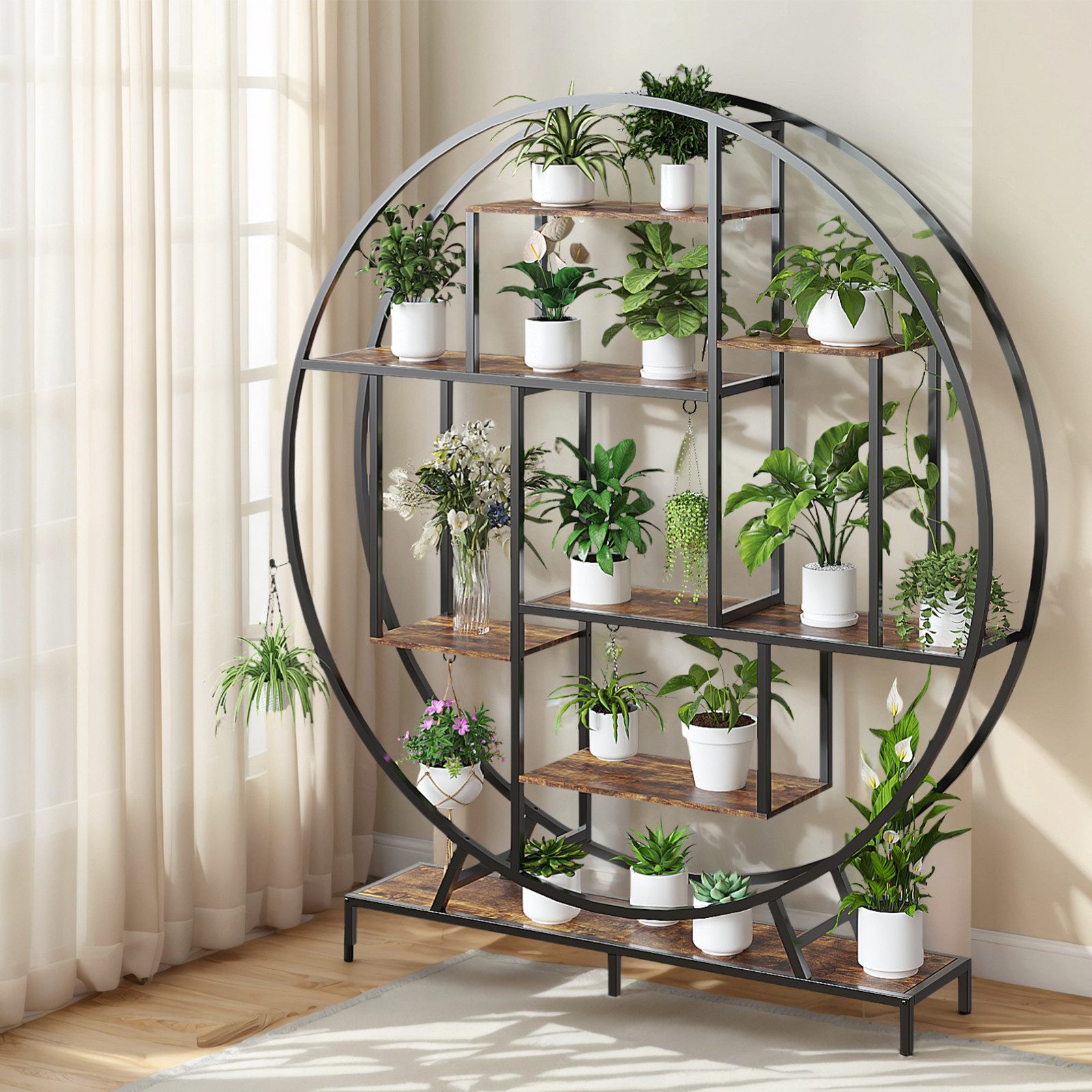 LALAHO Blumenständer Blumenständer mit Wachstumslicht