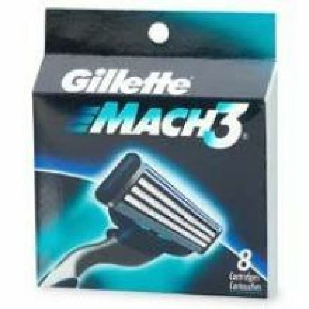 Gillette Rasierklingen recambios 3 MACH 8 cargador