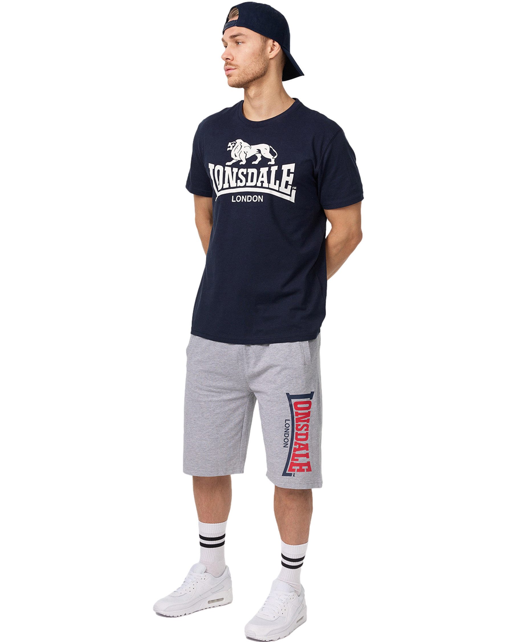 Lonsdale Shorts Lonsdale Jersey Shorts Jam Logo Begleiter fürs Sporttraining und die Freizeit.