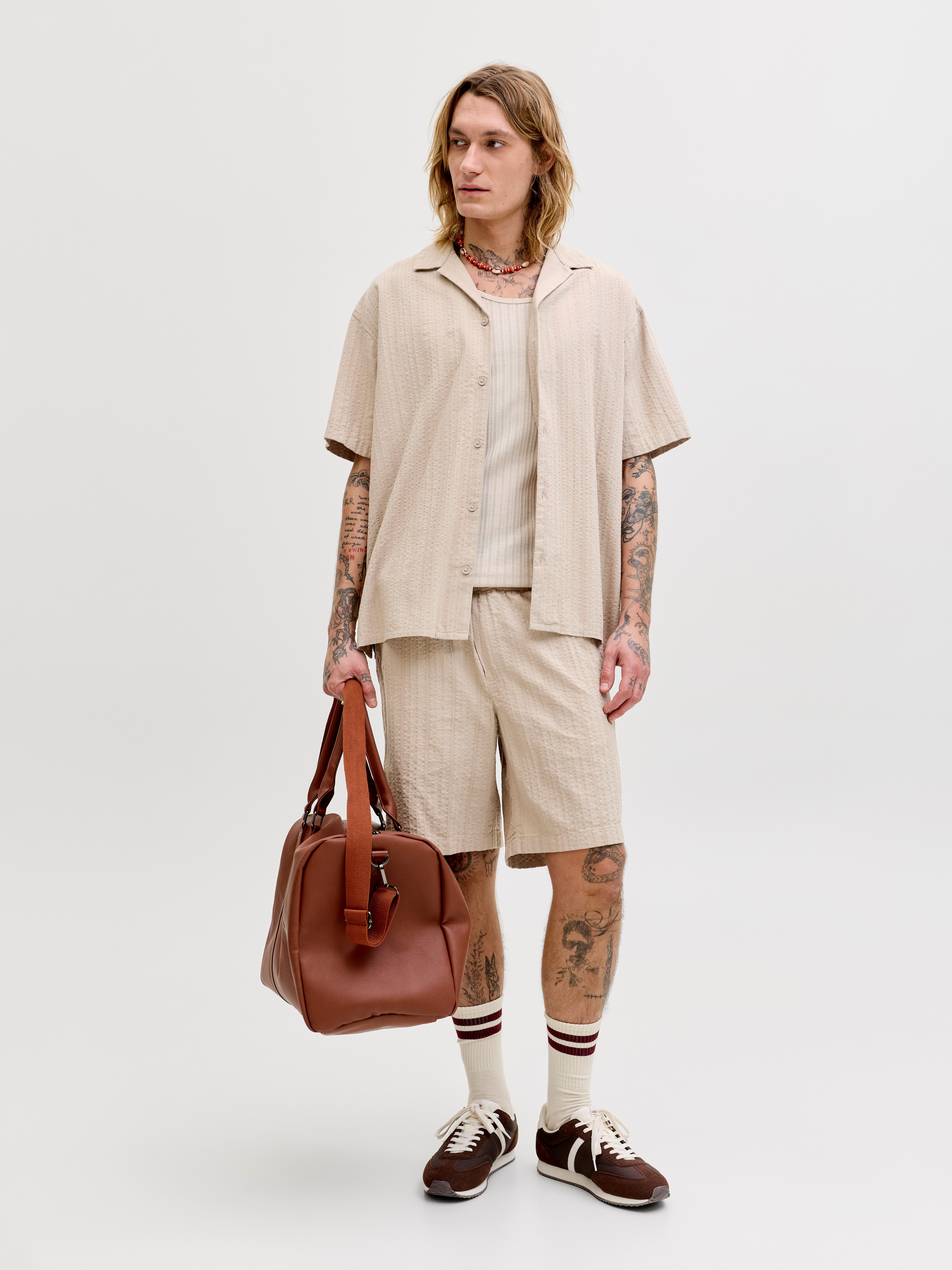 Jack & Jones Shorts JPSTJAIDEN TYSON JOGGER SHORT SRT SN Baumwolle, regular fit – Bild 3 von 5