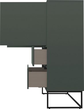 Tenzo Highboard LIPP, mit 2 Türen und 4 Schubladen, Design von Tenzo Design studio