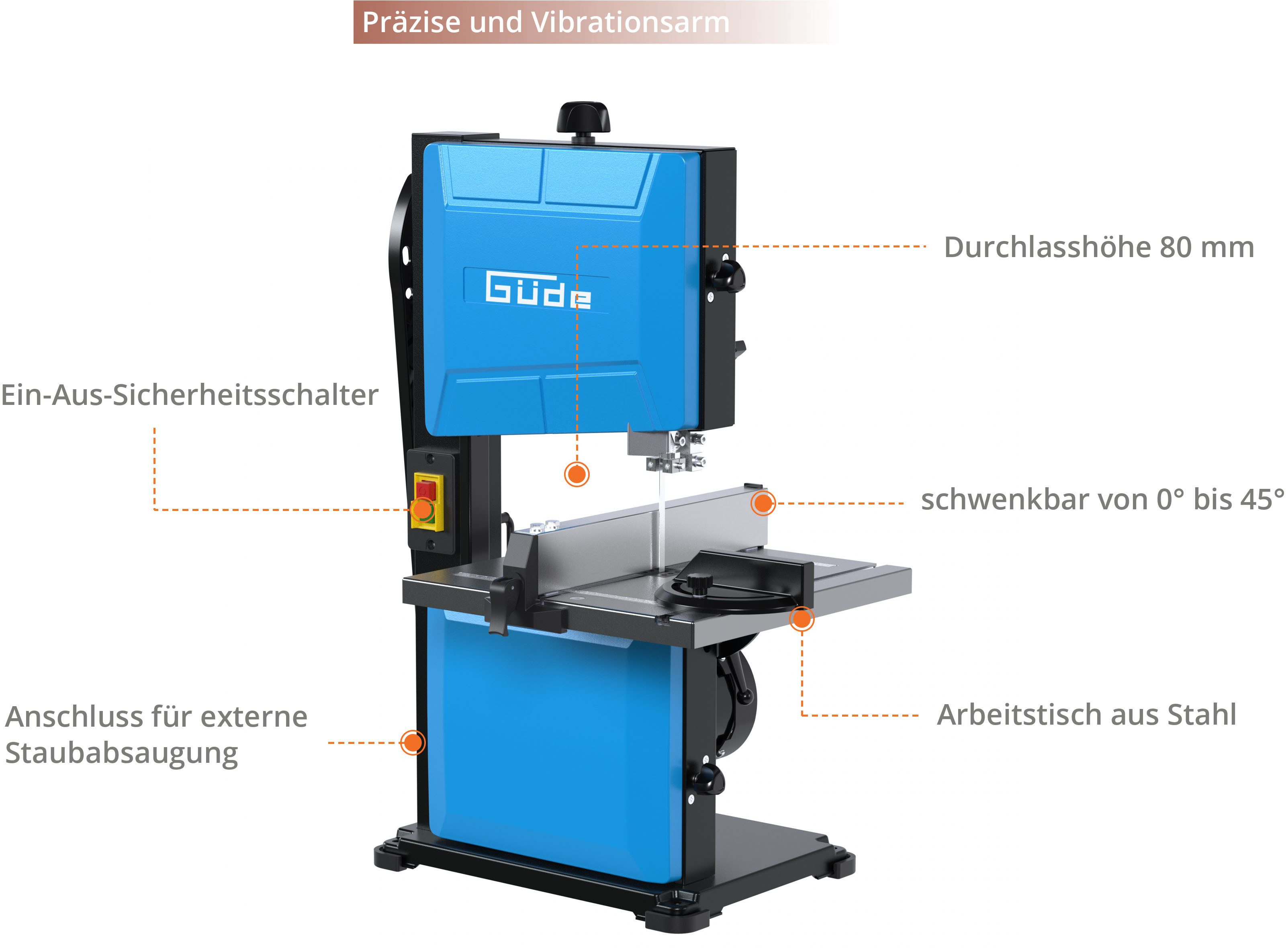 Güde Bandsäge GBS 200S