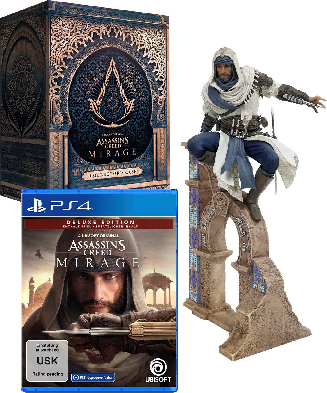 Assassin's Creed Mirage Collector's Edition – PlayStation 4, (kostenloses  Upgrade auf PS5)