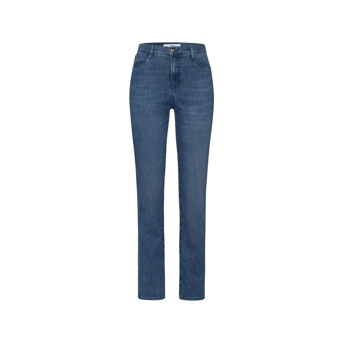 blue 5-Pocket-Jeans used light hell-blau (1-tlg) Brax