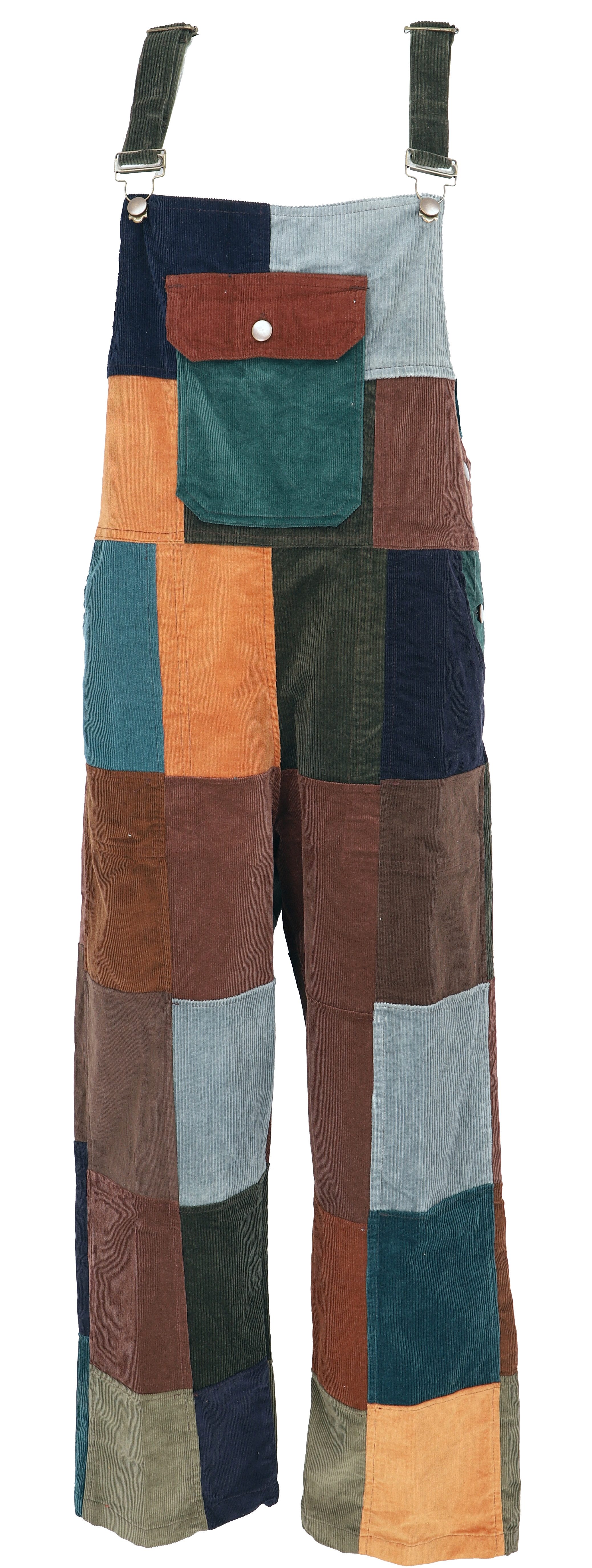 Guru-Shop Relaxhose Cord-Latzhose, Boho Hose, Patchwork günstig online kaufen