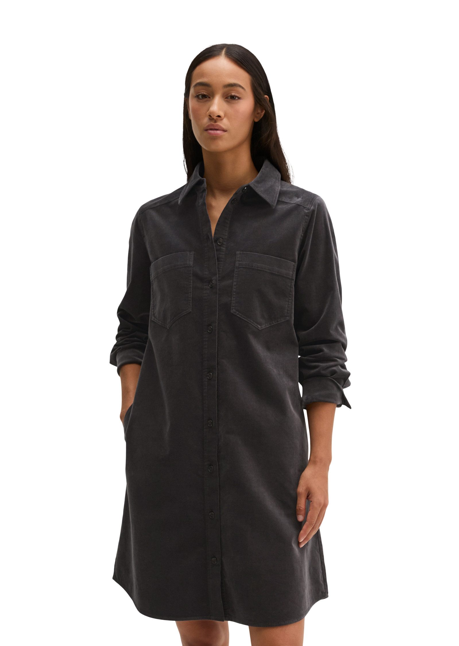 Marc O'Polo Hemdblusenkleid aus Organic Cotton Stretch