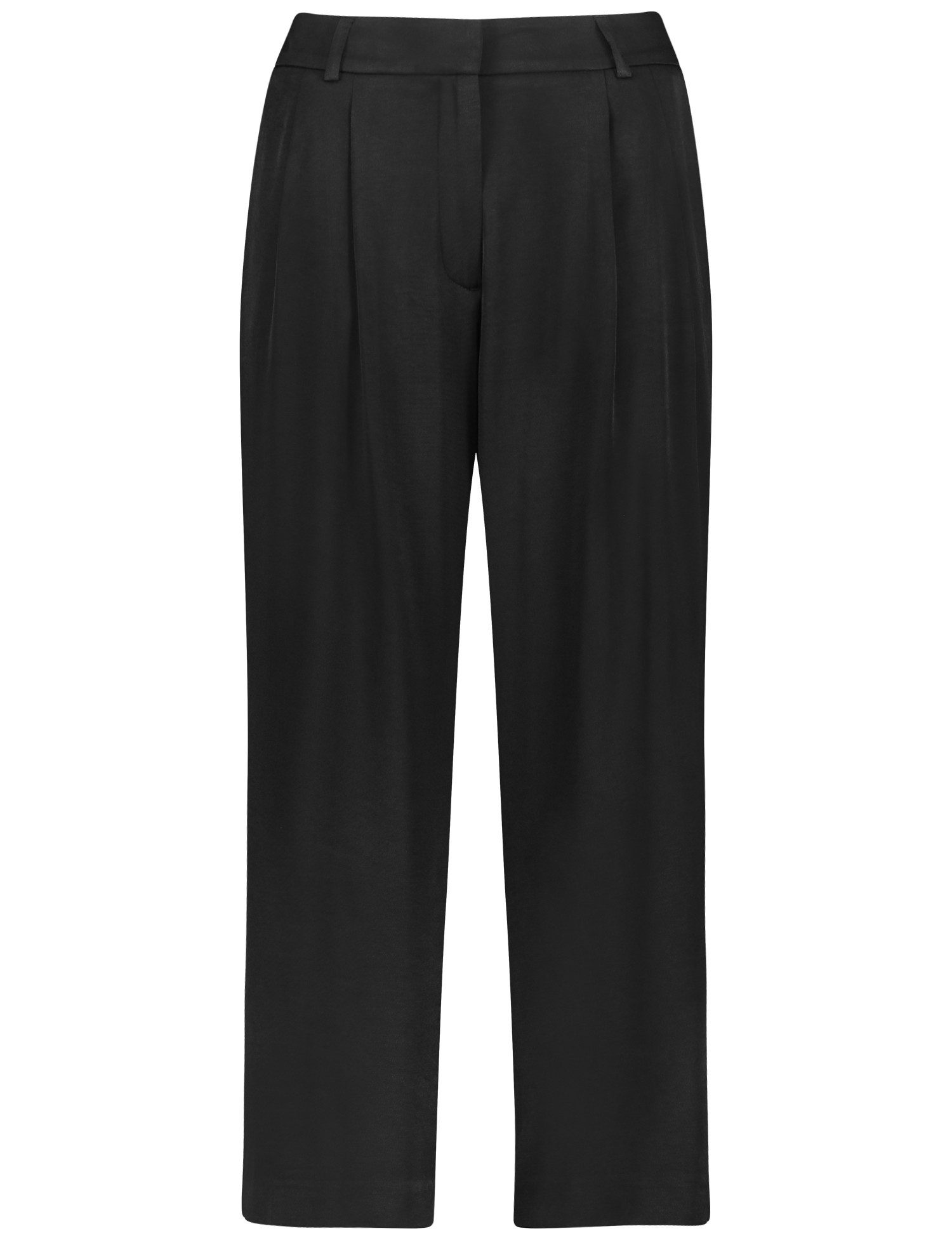 Taifun Stoffhose HOSE TUCH VERKUERZT