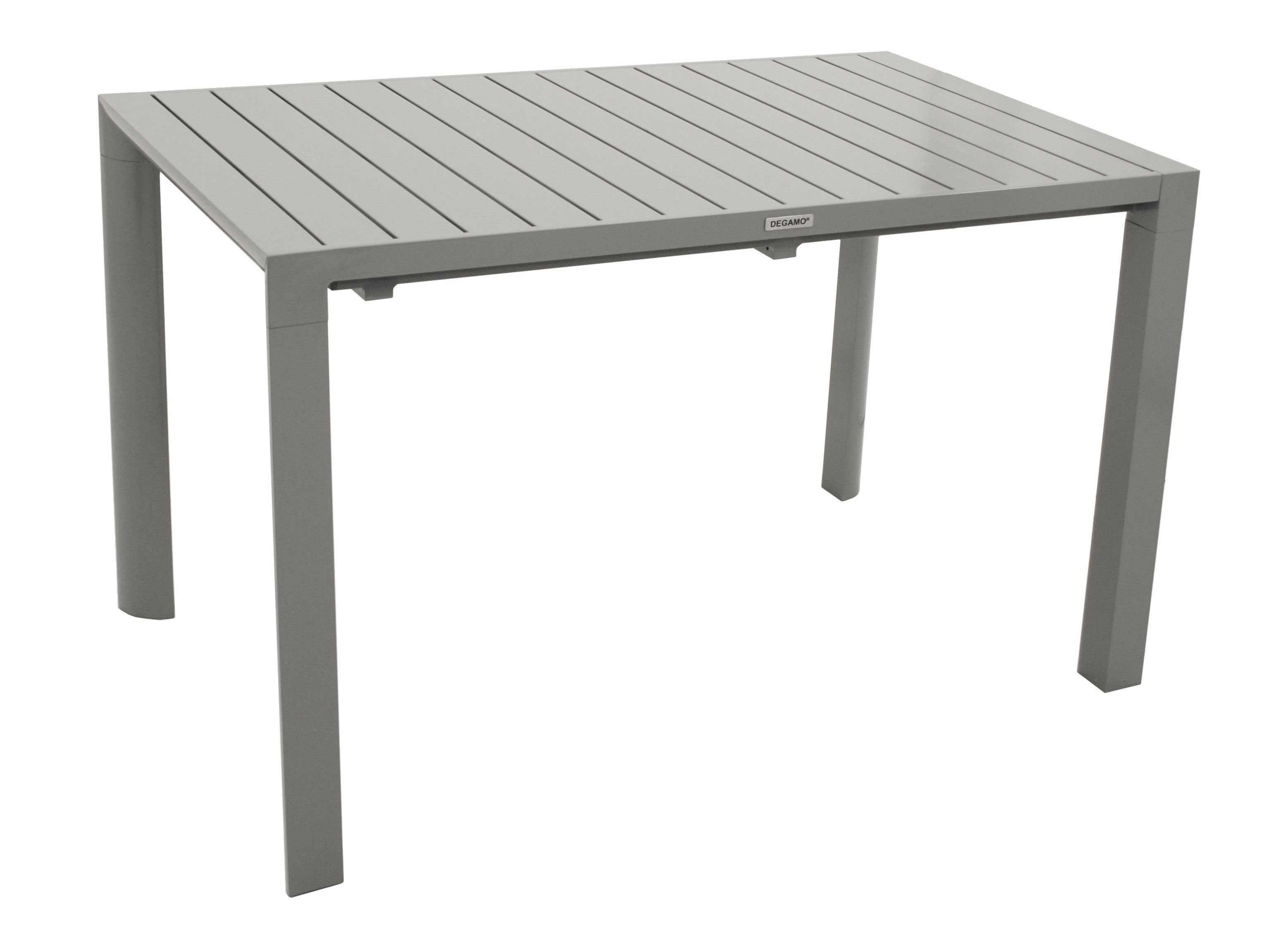 DEGAMO Gartentisch BAGO, ausziehbar 120/162x70cm, Aluminium günstig online kaufen