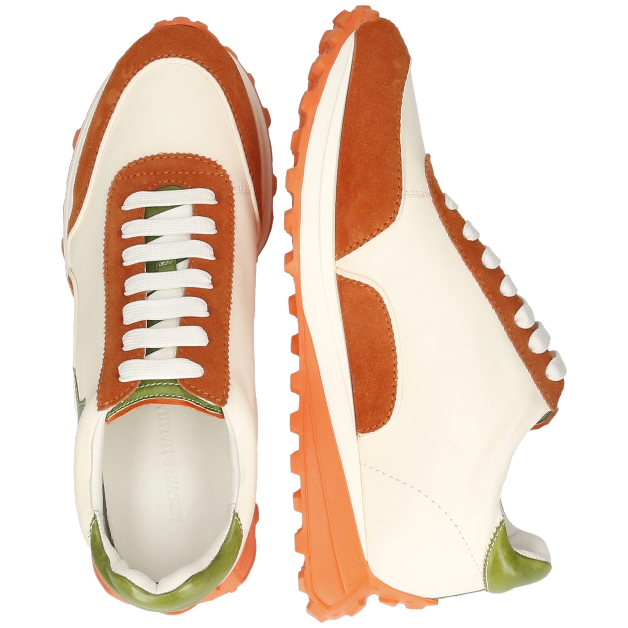 Melvin & Hamilton Richmond 13 Leder-Schnürschuhe für Herren Sneaker Plateausohlen, Echtes Leder, Herausnehmbare Innensohle