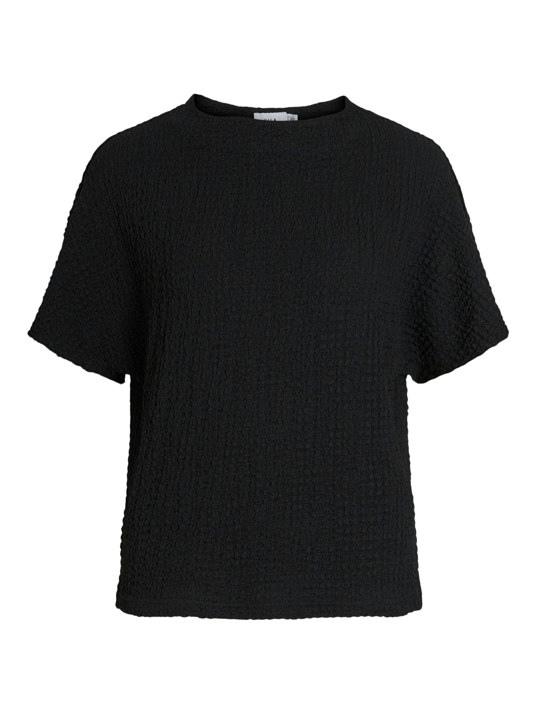Vila Blusenshirt Hoch Geschlossener Ausschnitt VIBELINDA günstig online kaufen