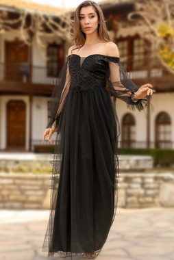 Modabout Abendkleid Langes Maxikleid Sommerkleid für Damen - NELB0553D8741SYH (1-tlg)