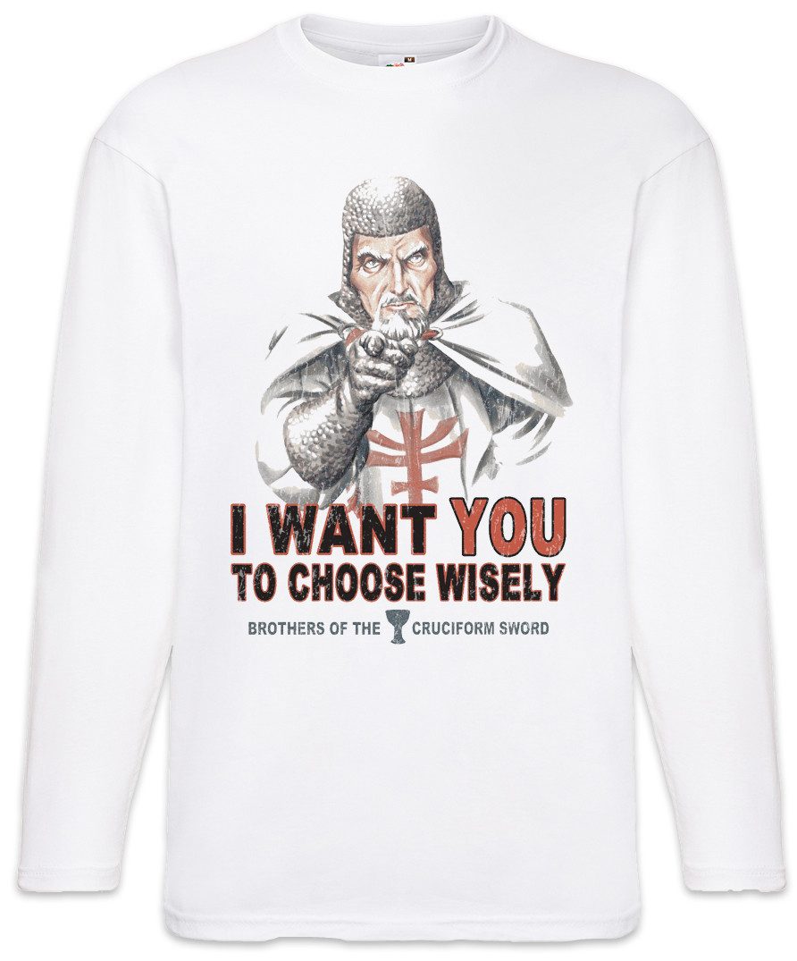 Urban Backwoods Langarmshirt Choose Wisely Langarm T-Shirt Indiana Temple J günstig online kaufen