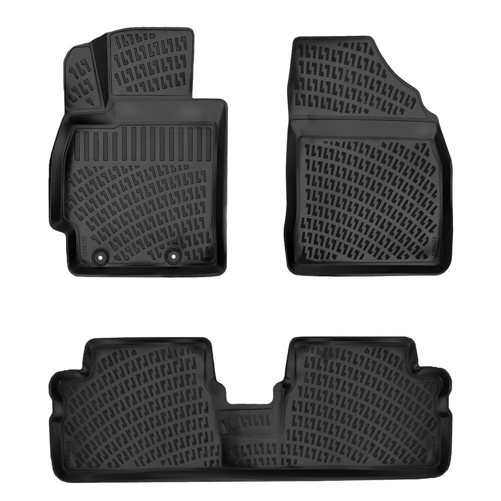 fussmattenprofi.com Auto-Fußmatte 3D Auto Fussmatten für Toyota Auris (E15) 2007-2013 (1 St), für Toyota Toyota Auris