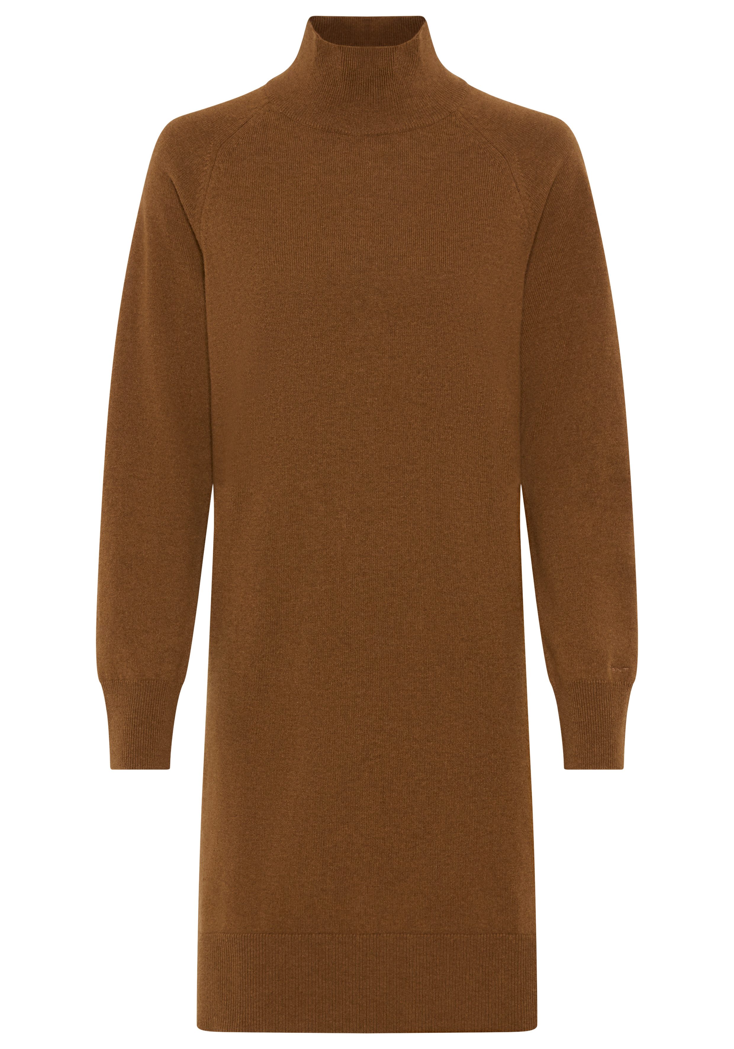 Gant Strickkleid SUPERFINE LAMBSWOOL KNIT Winterkleid, relaxed fit, Rollkragen, aus reiner Wolle