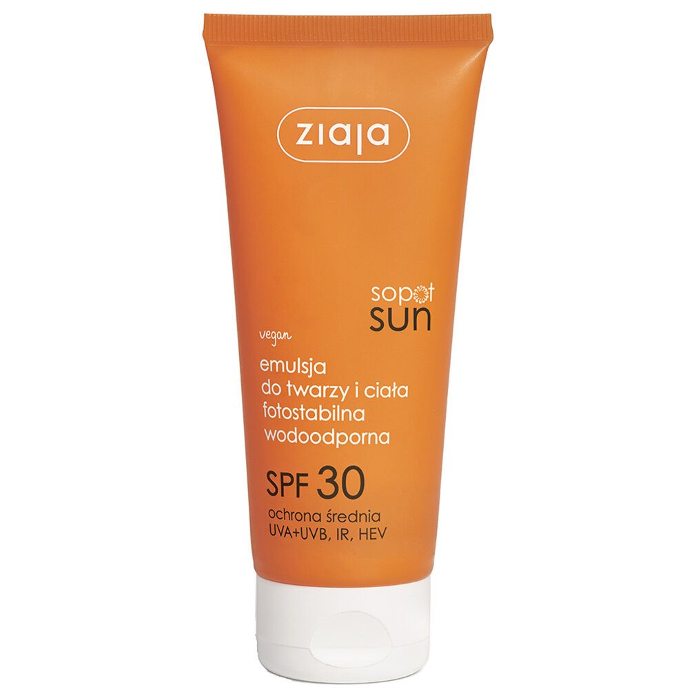 Ziaja Sonnenschutzpflege Sopot Sonnenemulsion für Gesicht und Körper SPF30