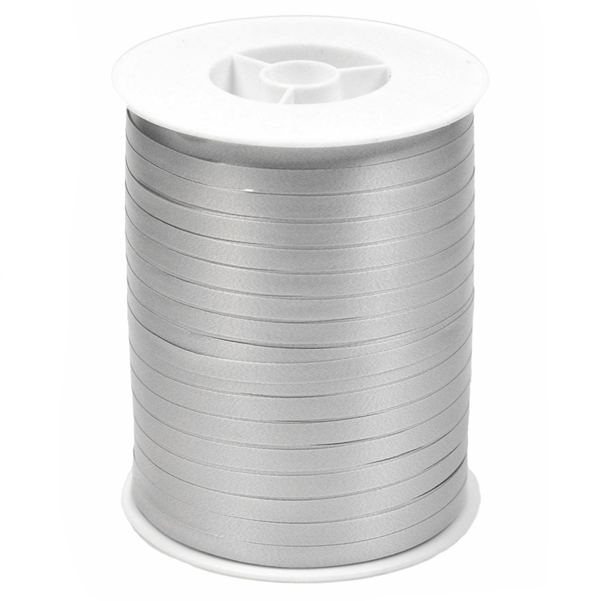Star Geschenkband, Geschenkband Ringelband 5mm x 500m Rolle Silber