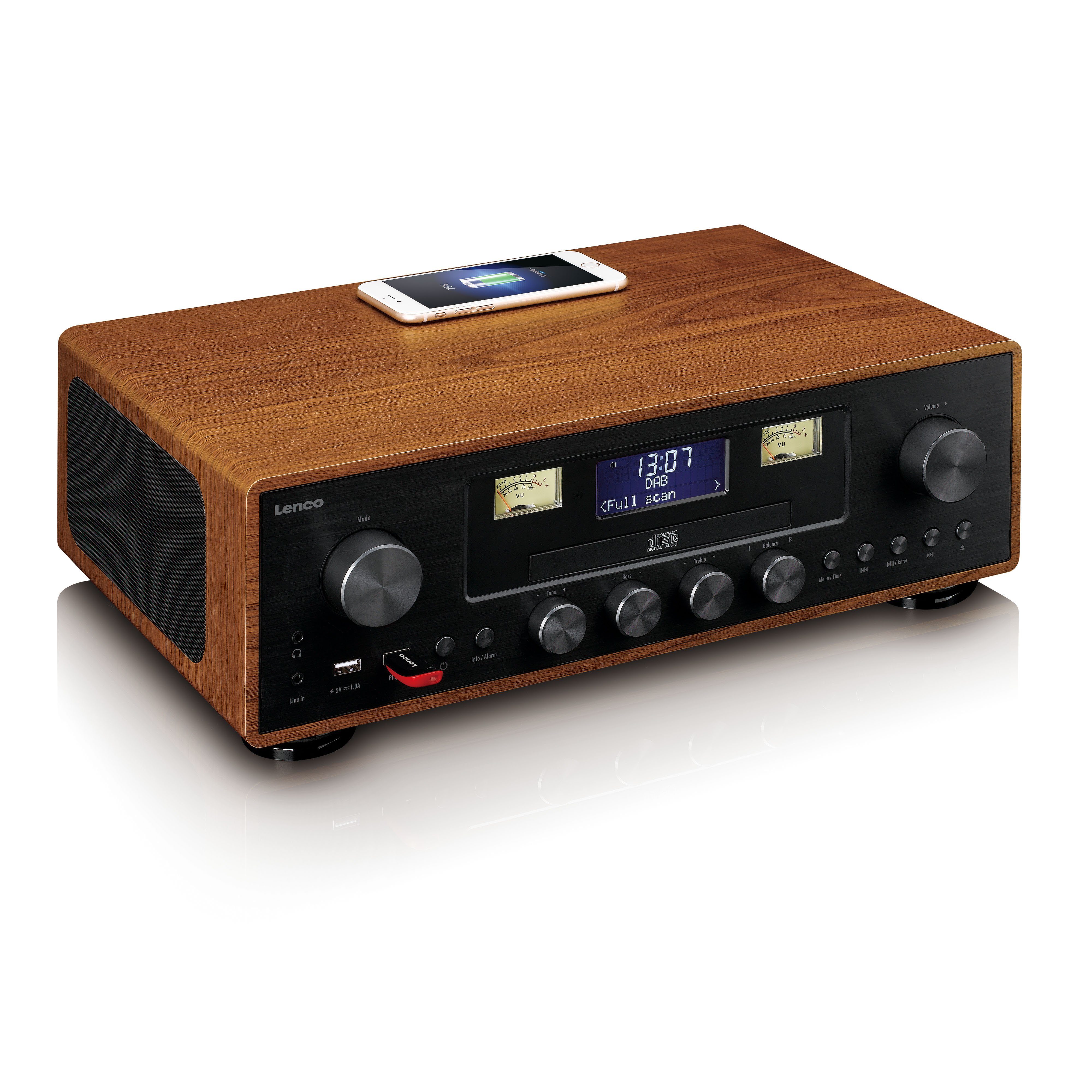 (DAB,DAB+,FM) CD-Radiorecorder Lenco DAR-081WD