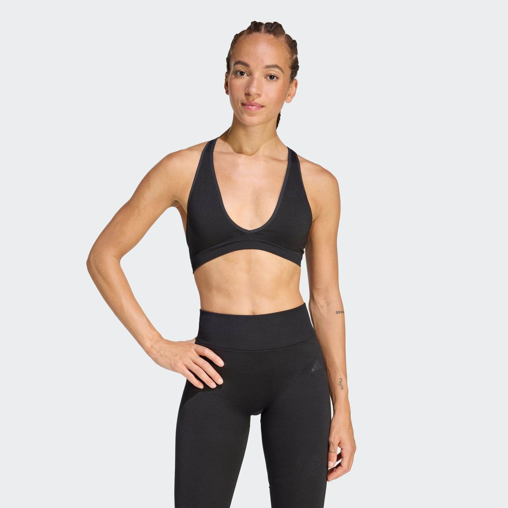 adidas Performance Sport-BH WORKOUT ESSENTIALS KNIT LIGHT SUPPORT BH (1-tlg)