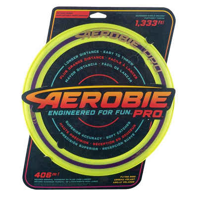 AEROBIE Spielzeug-Gartenset Aerobie Wurfring Pro, 33 cm - Gelb, (Packung)
