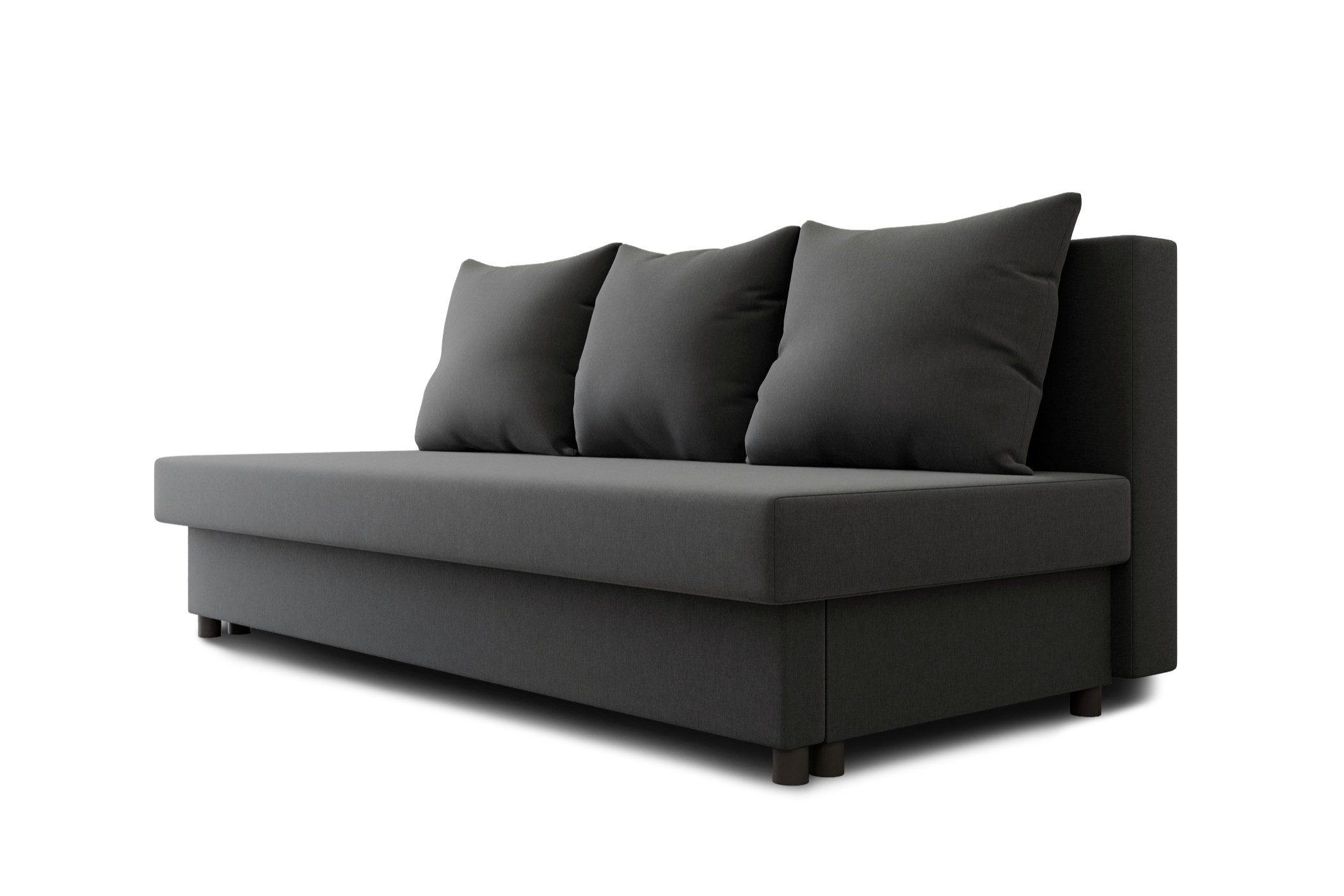 MOEBLO Schlafsofa KAMAZO, Sofa ausziehbar mit Bettkasten, Stoffbezug & Kissen Couch Polstergarnitur Wohnlandschaft Polstersofa, Liegefläche 190x130 cm, mit Schlaffunktion und Stauraum, mit Relaxfunktion