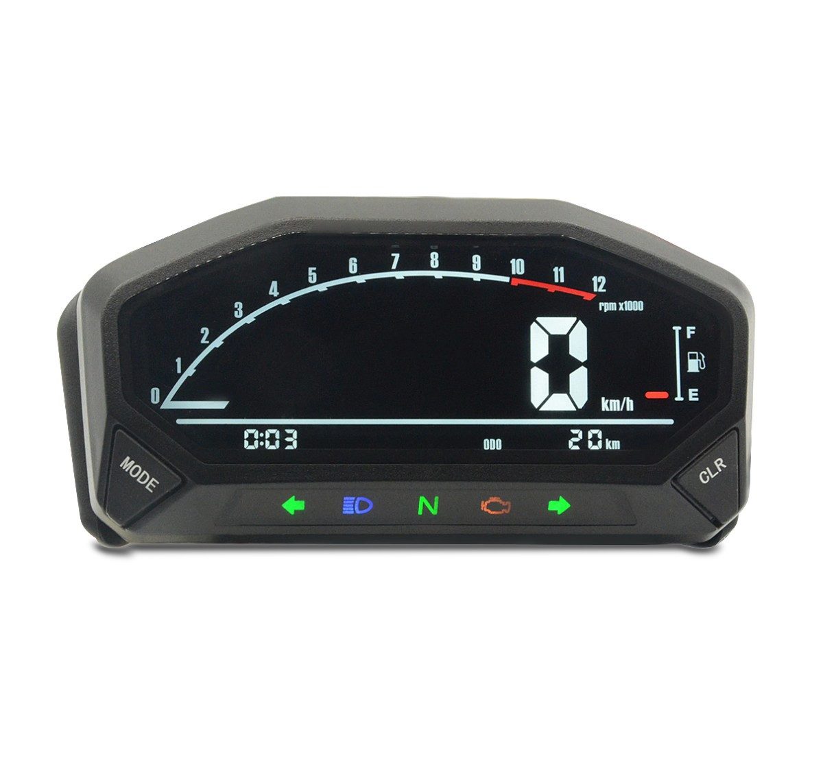 Zaddox Tachometer Tachometer digital für Yamaha YZF-R6 / YZF-R3 / YZF-R1 SM24