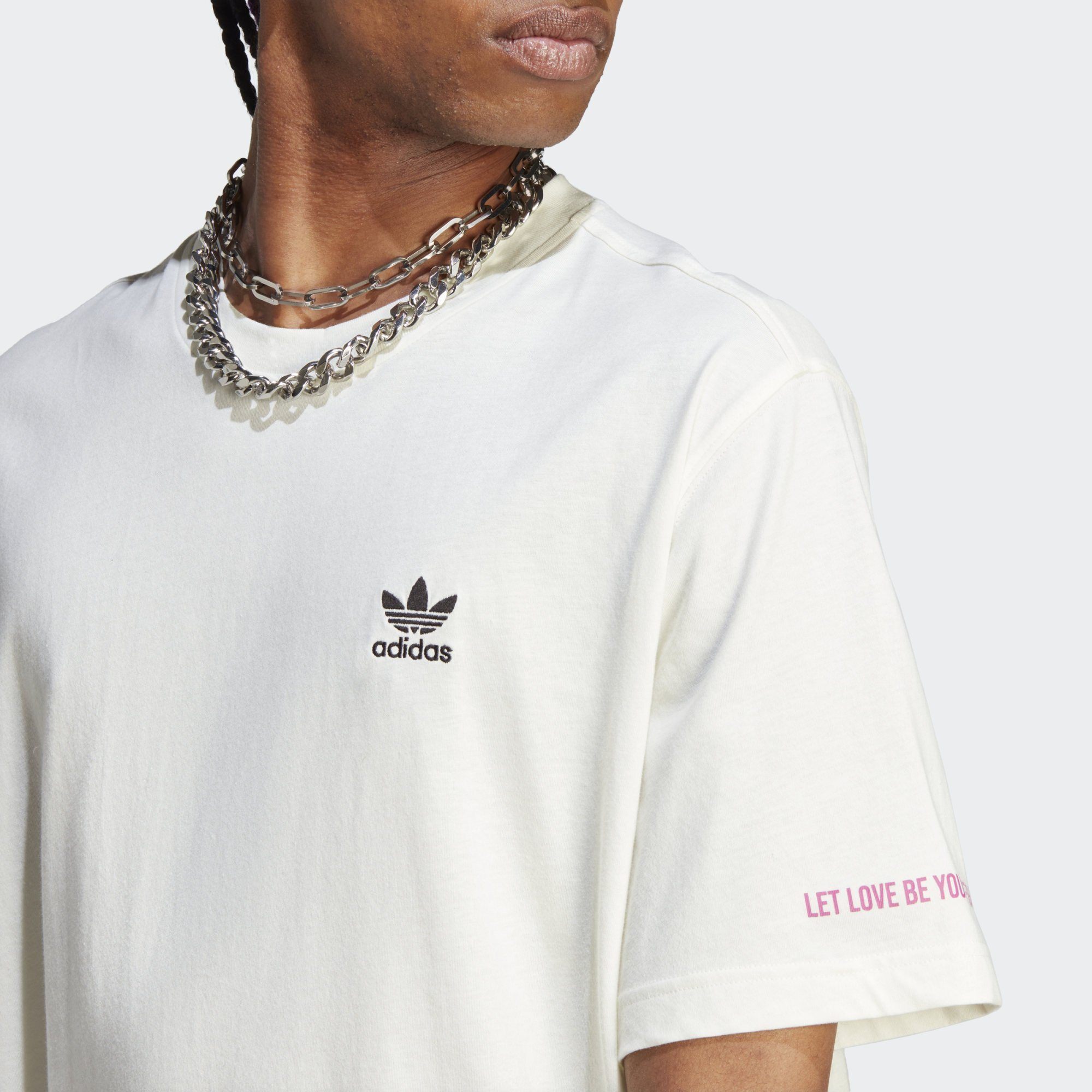 adidas Originals T-Shirt PRIDE RM T-SHIRT White GRAPHIC Off