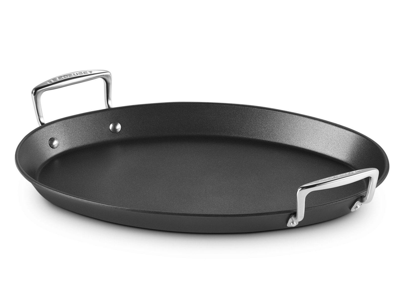 LE CREUSET Servierpfanne Aluminium-Antihaft Bratpfanne oval 40cm