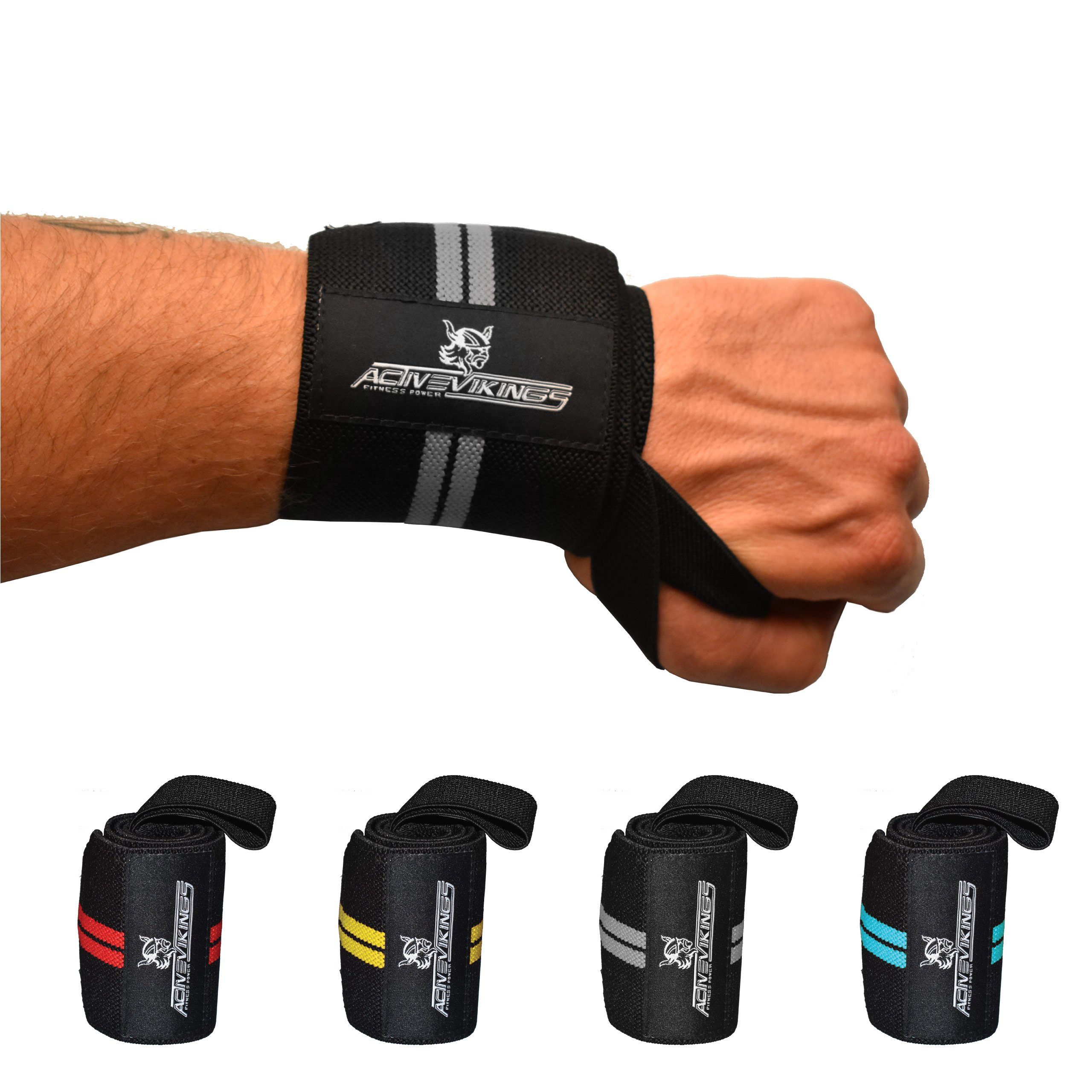 2X Handgelenkbandage Daumenschlaufe Handbandage Handgelenk Sport Stütze Bandage 