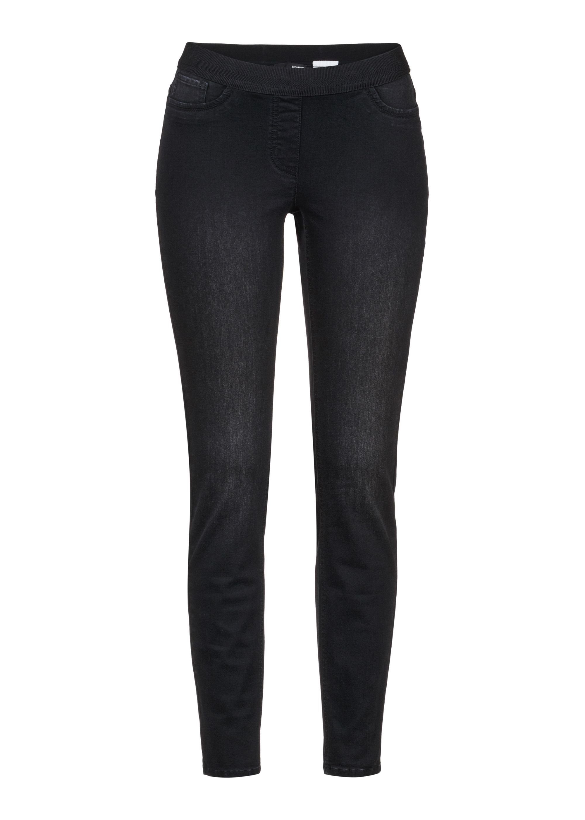 Stehmann Slim-fit-Jeans Sissi Slim sun Fit (using) black