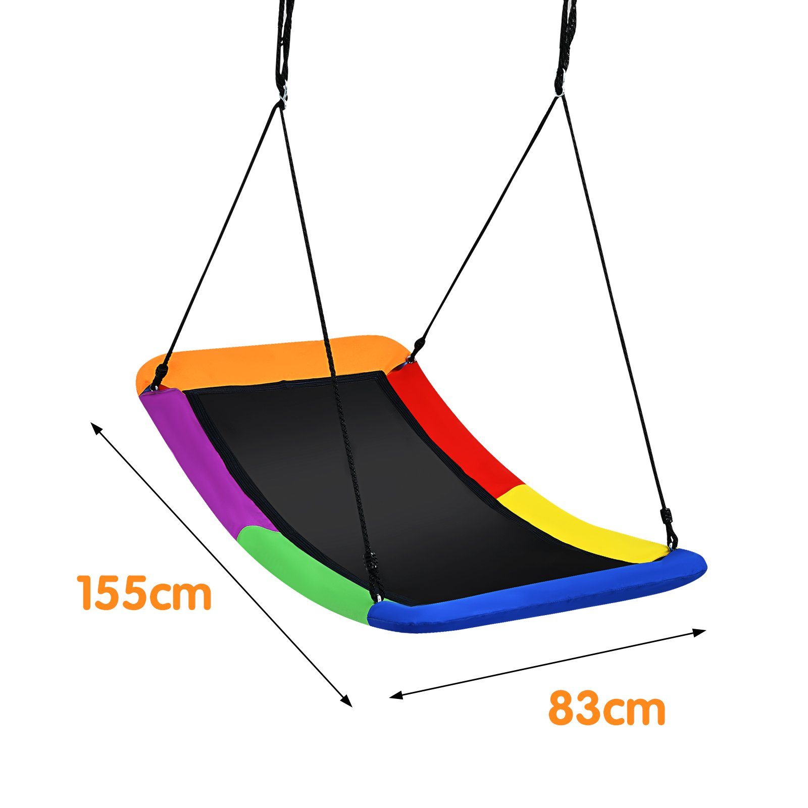 COSTWAY Nestschaukel Hängeschaukel, 81 x 152cm, günstig online kaufen