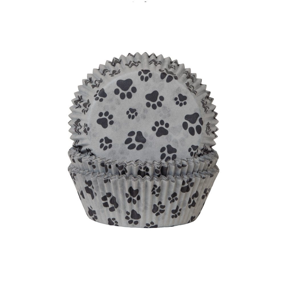 Demmler Muffinform Pfoten - 60 Stück, zum Backen und Dekorieren von leckeren Muffins - Made in Germany