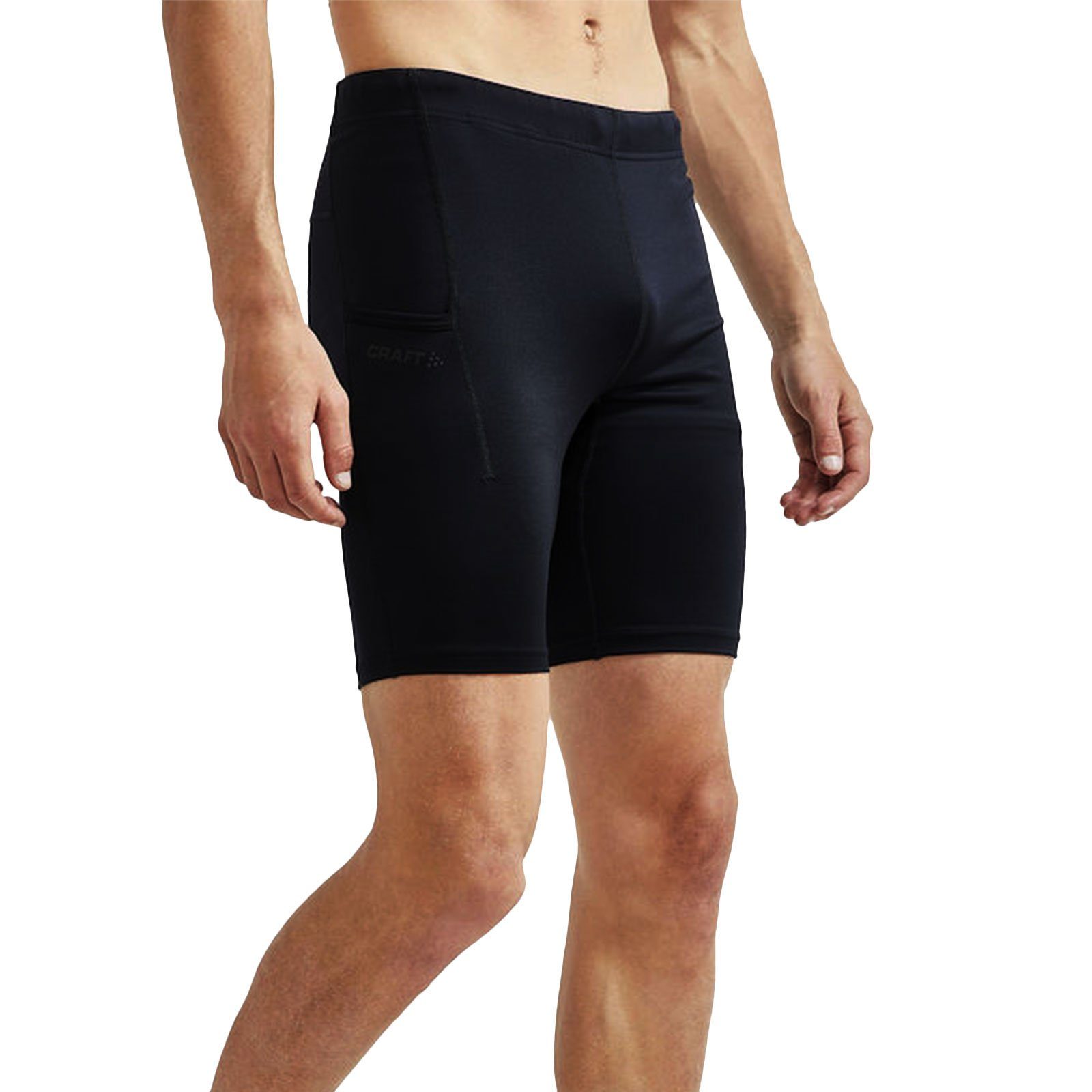 Craft Laufhose Essence ADV Short Tights mit kleiner Schlüsseltasche