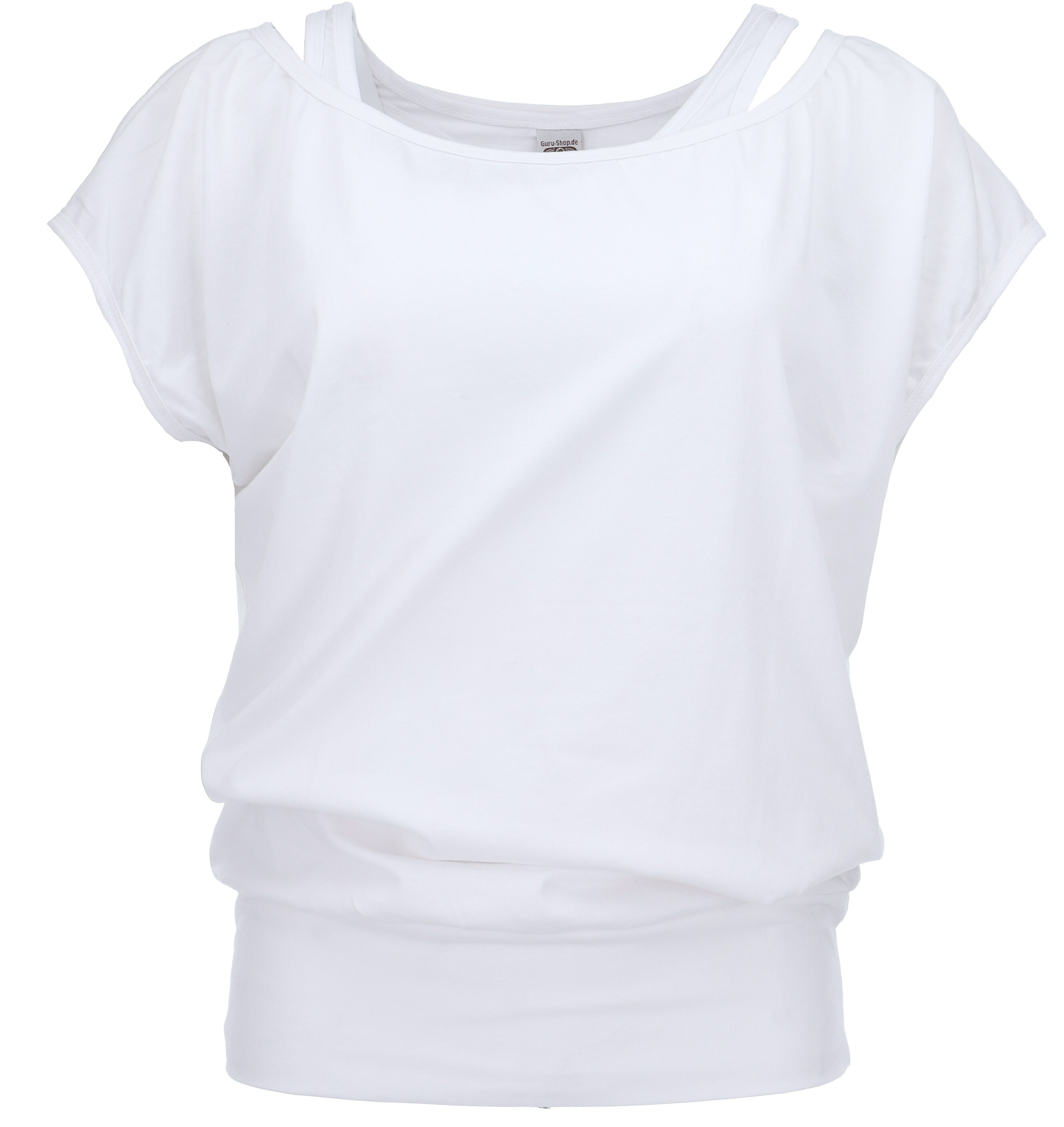 Guru-Shop T-Shirt Lagentop, Bio Baumwolle Yogashirt günstig online kaufen