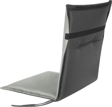 Aspero Sitzauflage 8 Niedriglehner Stuhlauflagen, wasserdichte Stuhlauflage Outdoor Auflage