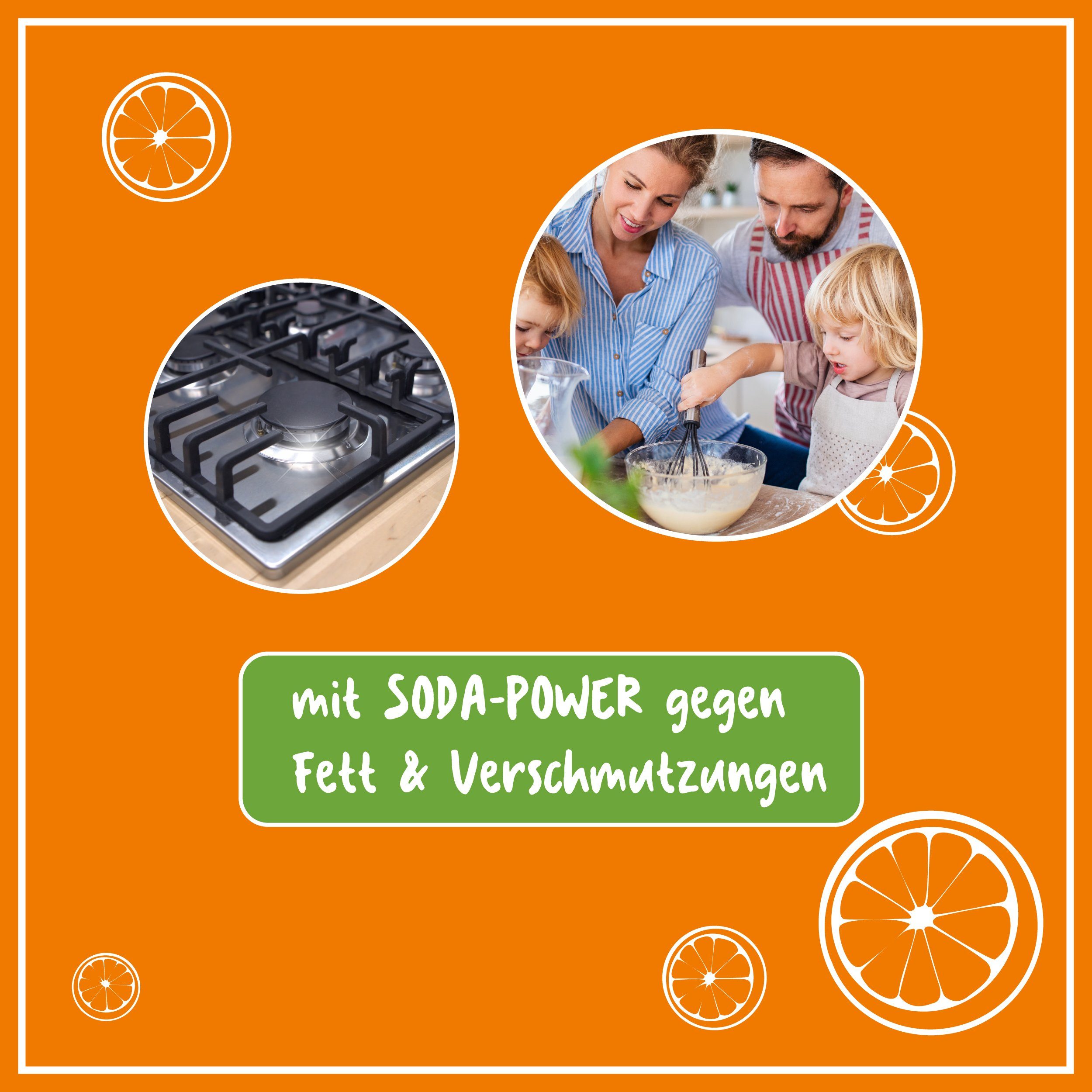 Reinigung Küchenreiniger für Liter - Seifenschaum 1 poliboy - mit - (kraftvolle in Made die Germany) Bio Küche
