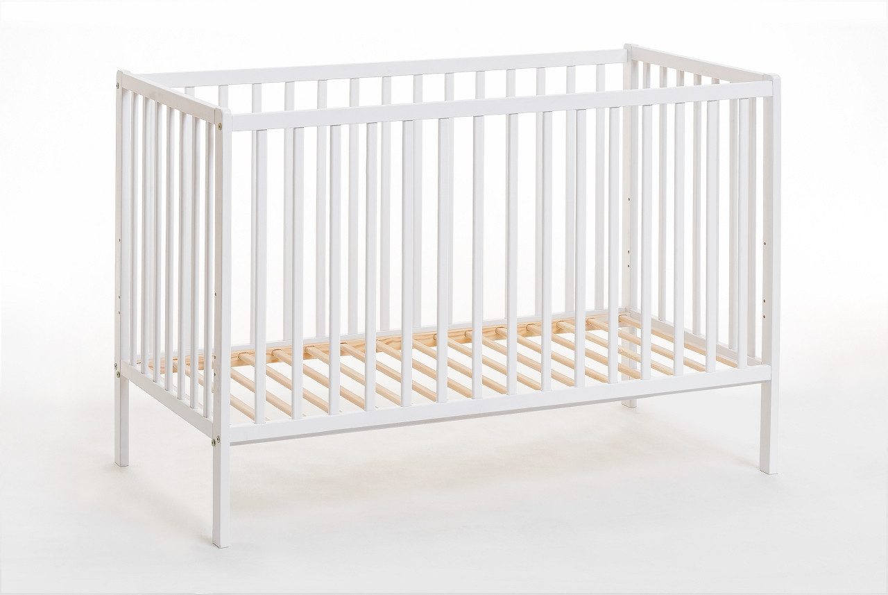 Babybett Babybett Gitterbett Beistellbett + Matratze CYPI 120x60
