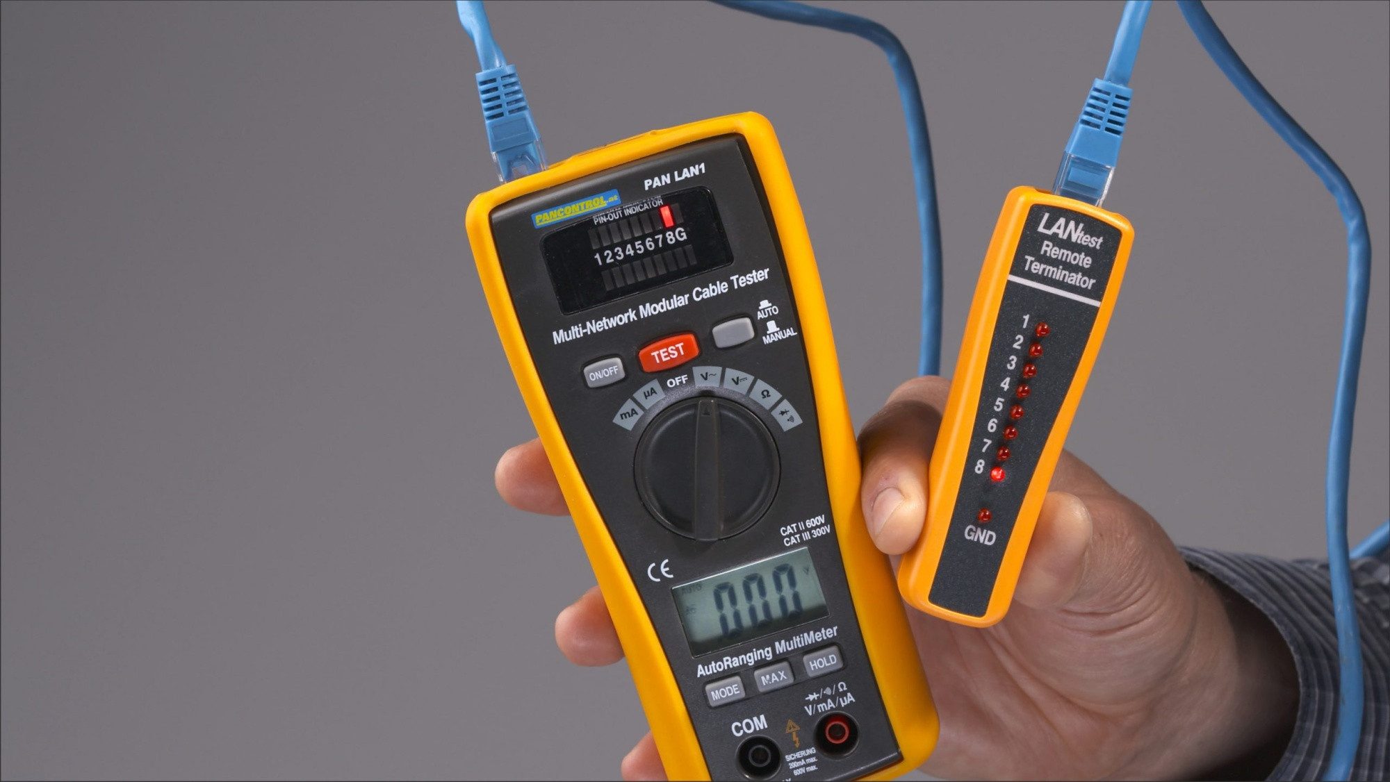 Pancontrol Multimeter LAN-Tester und Digital-Multimeter