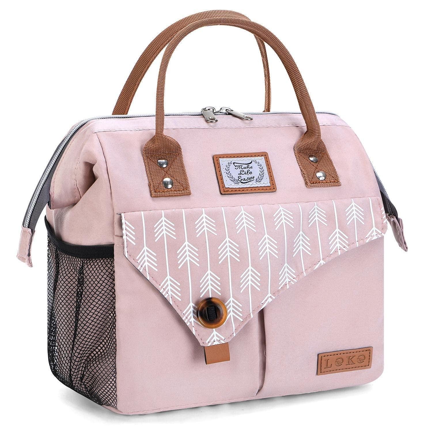 LuxusKollektion Kühltasche Kühltasche Lunchtasche Damen Auslaufsicher Isoliert 11L Rosa
