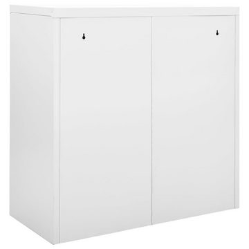 vidaXL Aktenschrank Schrank mit Schiebetür Pflanzkasten Grau 90x40x113 cm Stahl