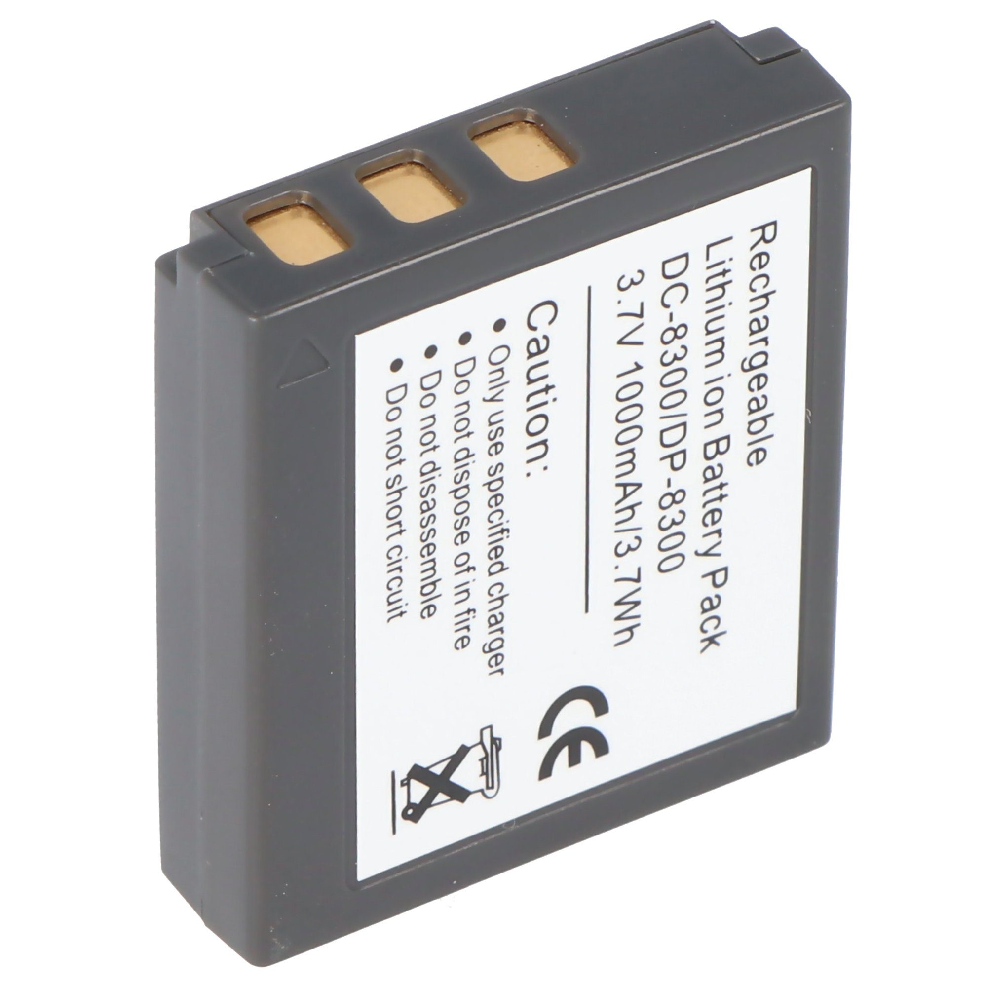 Akku DC-8111 mAh (3,7 für AccuCell Minox passend Akku V) 1250 AccuCell