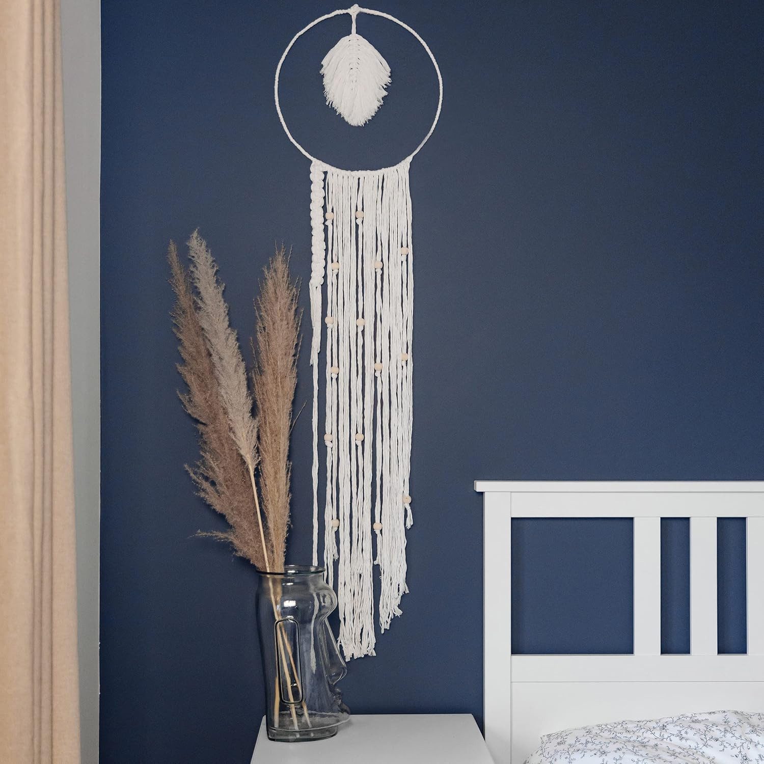 Creative Deco 100m Makramee Garn 6mm, Baumwollgarn Baumwoll Kordel Große Rolle Nähgarn