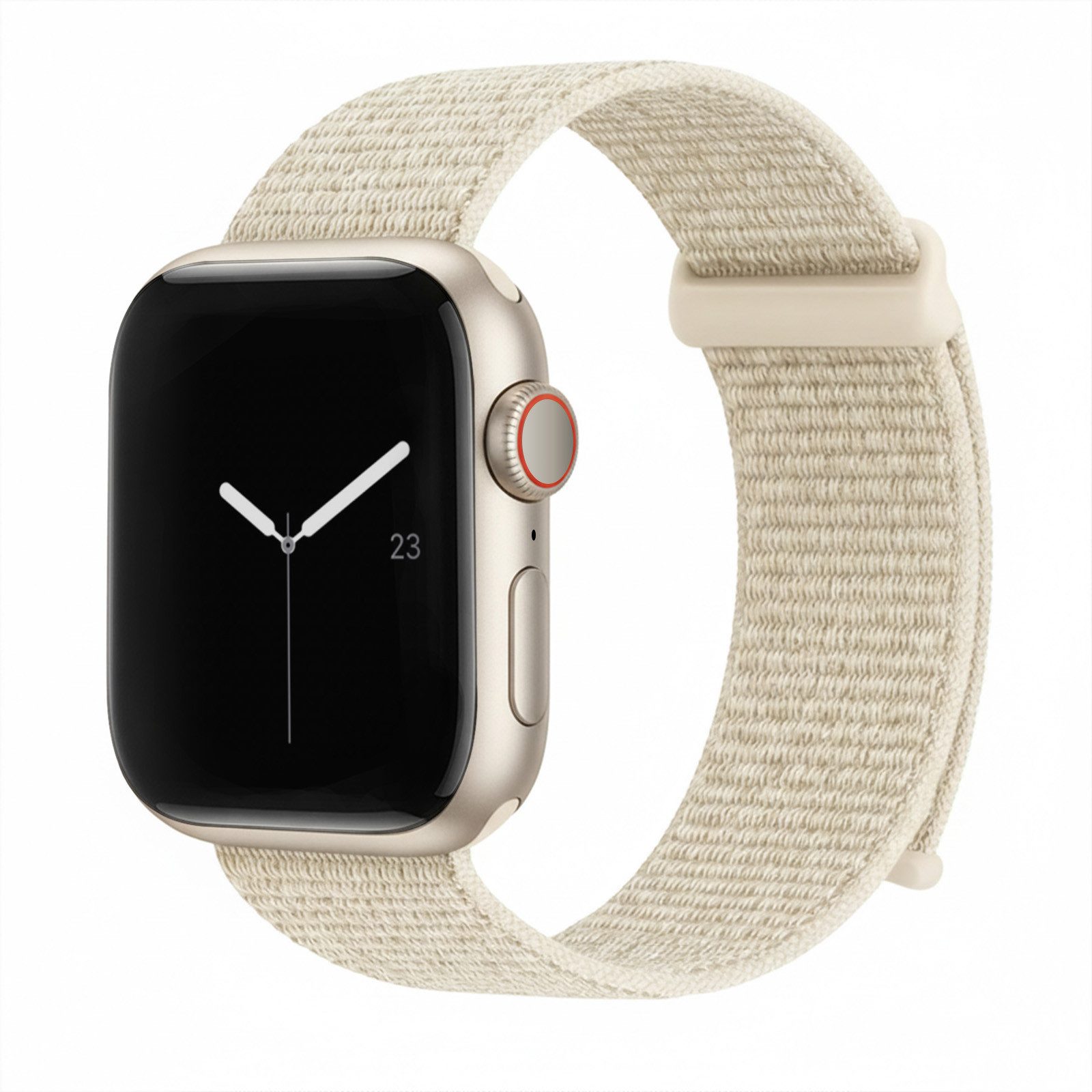 Tec-Expert Smartwatch-Armband für Apple Watch Series 4 40 mm Armband Ersatz Wechsel Band, Nylon Textil mit Klettverschluss, stufenlos Verstellbar, atmungsaktiv