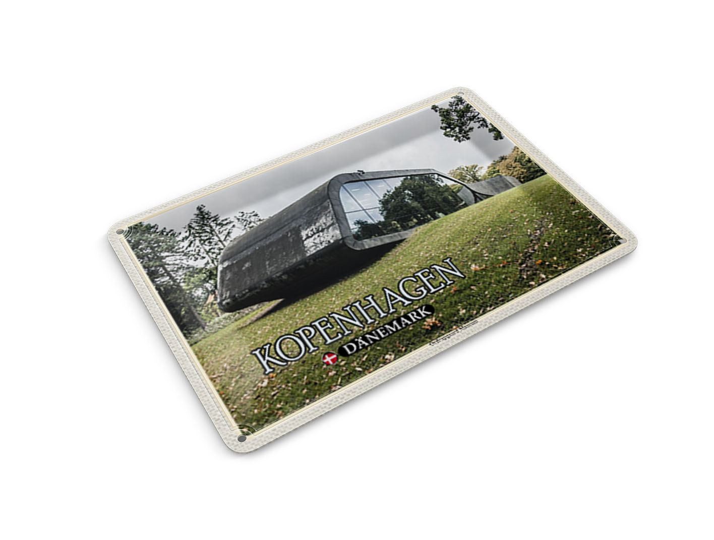 Femer GmbH Postkarte Reise 14x10 cm Kopenhagen Dänemark Ordrupgaard, unfrankiert