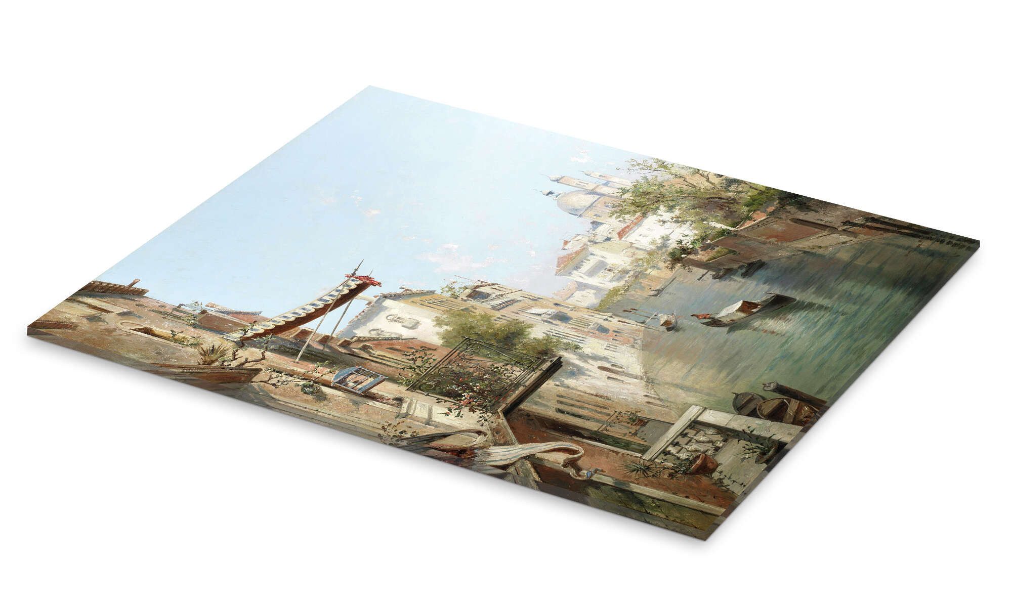 Posterlounge Wandbild Canale San Barnaba, Venedig, Franz Richard Unterberger, erhältlich als Poster, Leinwandbild, Wandsticker oder Acrylglasbild