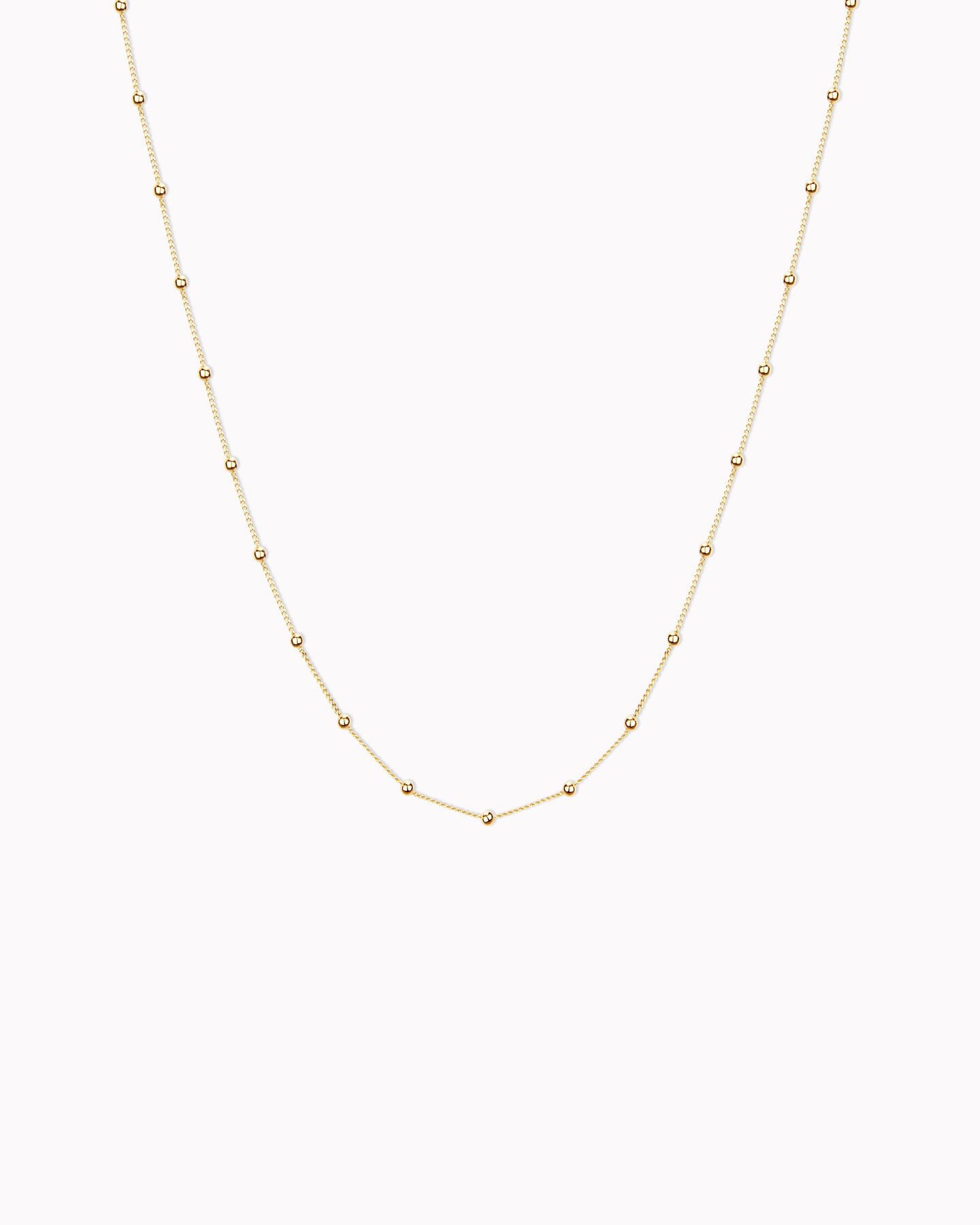 lille mus Silberkette Kette 'Kugeln' 925 Silber / vergoldet günstig online kaufen