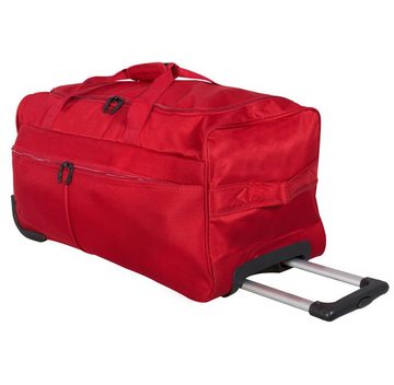 MONOPOL® Reisetasche mit Rollen - 70 cm - schwarz, blau od. rot - Rollen-, Trolleytasche