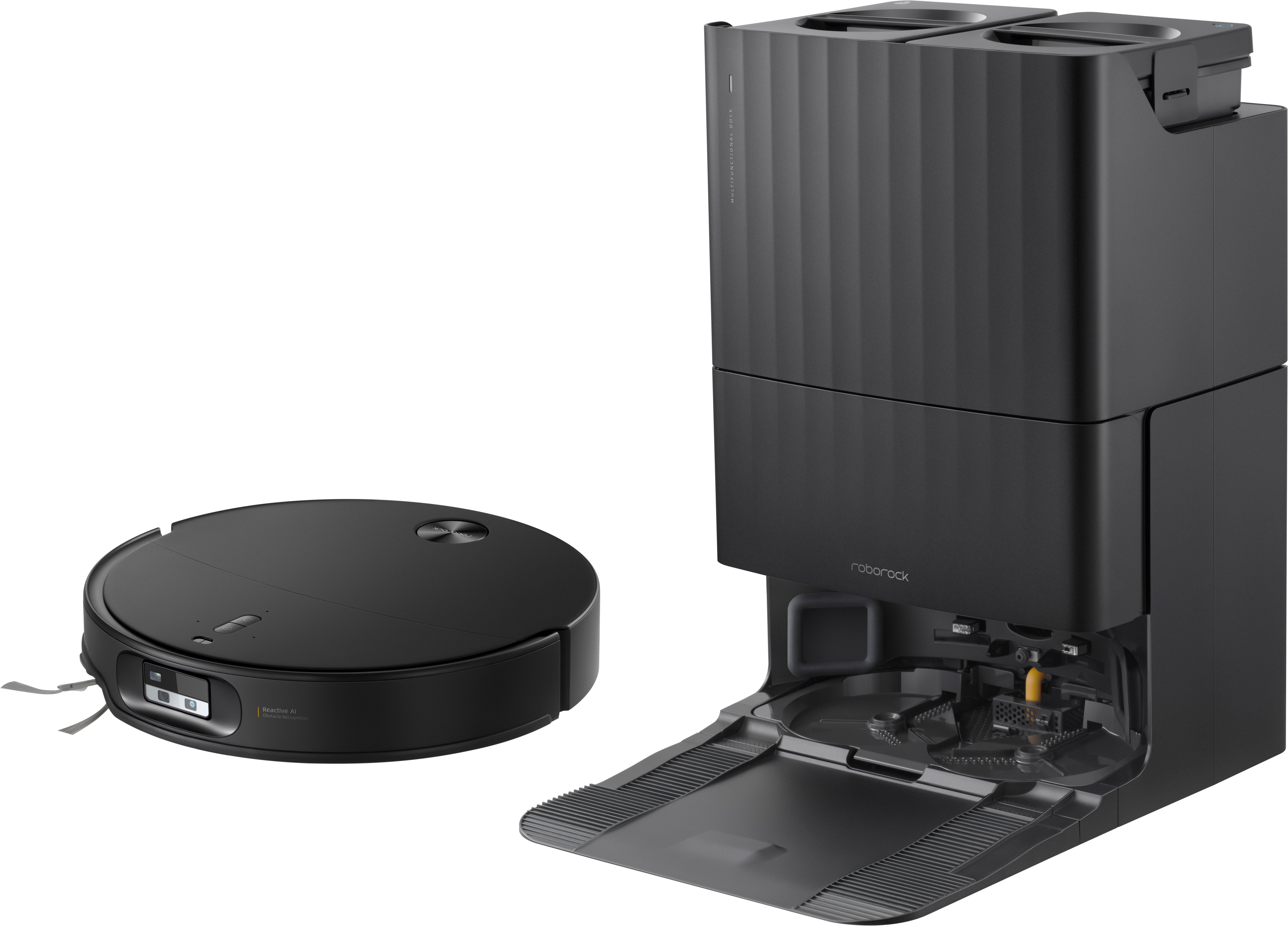 Roborock Saugroboter Qrevo Edge 2X, 60 W, mit Beutel, 25.000 Pa HyperForce-Saugkraft, Multifunktionsstation