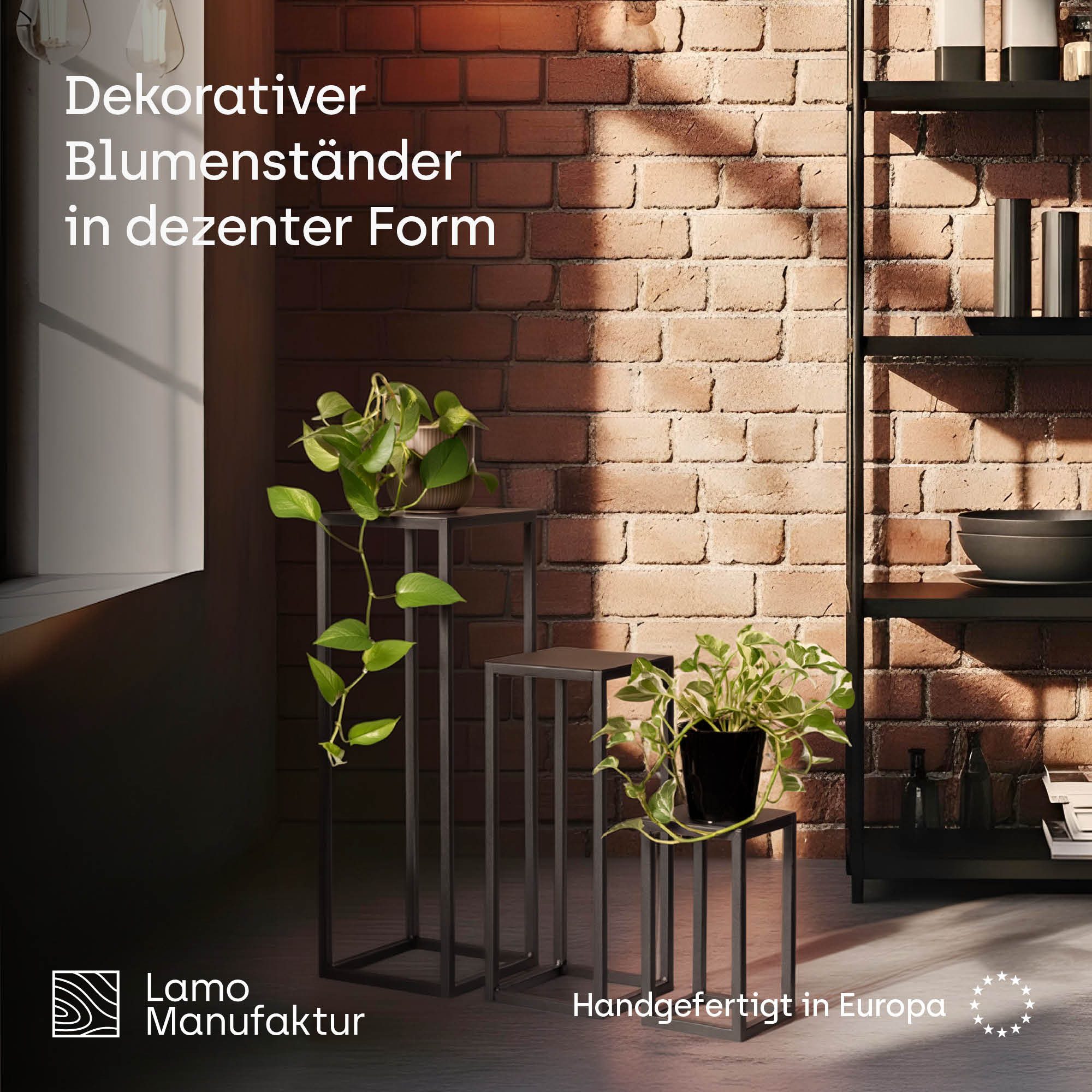 LAMO Manufaktur Blumenständer LAMO Manufaktur Blumenständer Anthrazit aus M günstig online kaufen