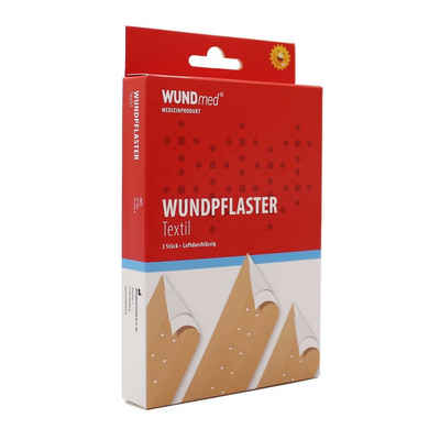 Wundmed Wundpflaster WUNDmed® Wundpflaster Textil 0,5 m x 6 cm 3 Stück/Packung